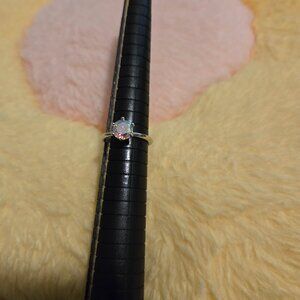 New Beautiful Silvery Imitation Magical Mystic Topaz Ring SZ 6 1/2